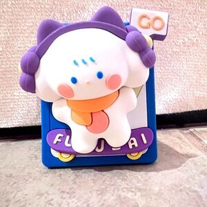 Line Dog series figurines (pink and blue)